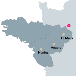 carte de situation de Clémence & Vivien