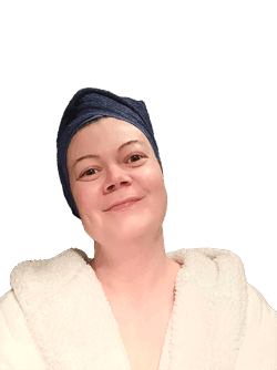 Photo de Anne en peignoir