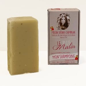 Shampoing bio le malin gris de la Maison Sidonie Champagne