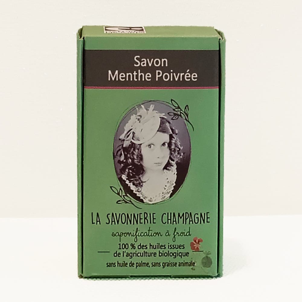 Savon bio Menthe de la Maison Sidonie Champagne
