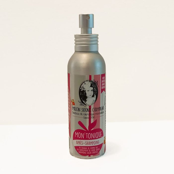 Lotion Mon'Tonic soin après-shampoing tous types de cheveux Maison Sidonie Champagne