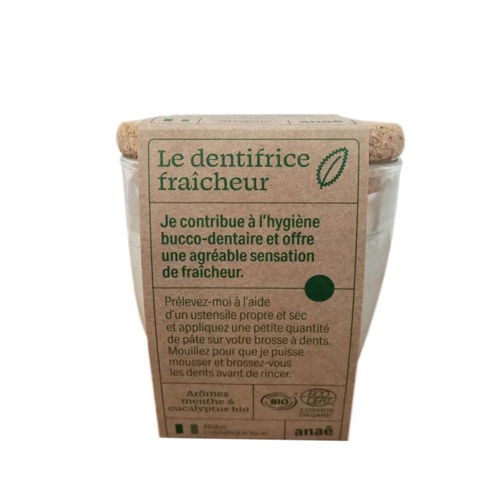 Dentifrice Fraicheur anaé menthe eucalyptus