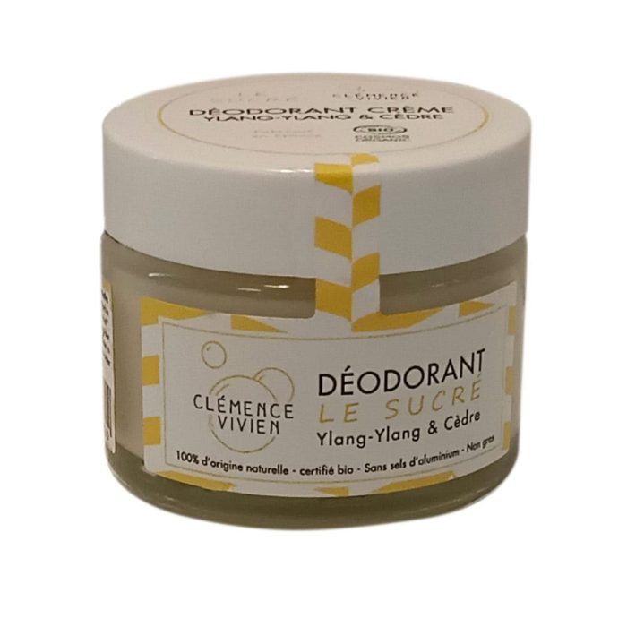 Déodorant crème le sucré ylang ylang et cèdre de Clémence et Vivien