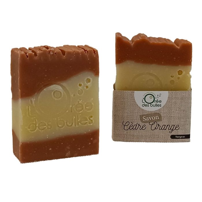 savon cèdre orange 